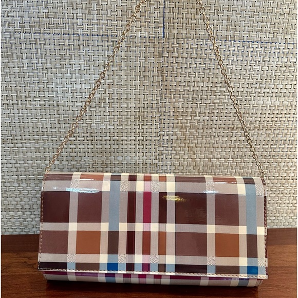 🌟2xHP🌟2017-19 Convertible Plaid Vinyl Fashion Bag by Fendour - Picture 9 of 16